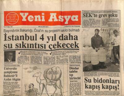 Yeni Asya Gazetesi 2 Ağustos 1990 - Dindar Talebe Tıp Birincisi GZ104346 - 1