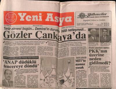 Yeni Asya Gazetesi 2 Nisan 1990 - Doğum Günü Hediyesi GZ56106 - 1
