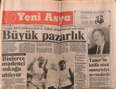 Yeni Asya Gazetesi 20 Aralık 1990 - Doğum Günü Hediyesi GZ55566 - 1