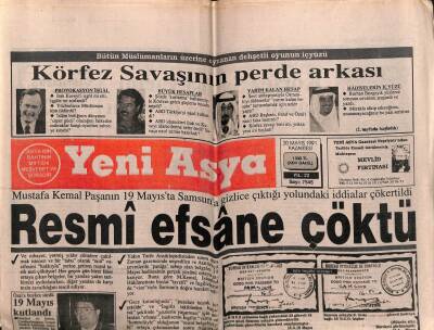 Yeni Asya Gazetesi 20 Mayıs 1991 - Doğum Günü Hediyesi GZ56110 - 1