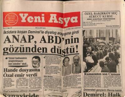 Yeni Asya Gazetesi 21 Nisan 1990 - Süleymaniye Camiinin Maketini Kibritle 11 Ayda Yapabildi GZ62230 - 2