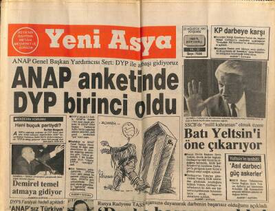 Yeni Asya Gazetesi 22 Ağustos 1991 - Kuran Kursuna Bakan Sözü GZ104259 - 1