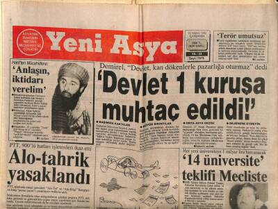 Yeni Asya Gazetesi 22 Nisan 1992 - Midyatta Düğün Konvoyuna Baskın GZ85300 - 1
