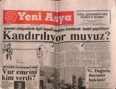 Yeni Asya Gazetesi 23 Mart 1990 - Doğum Günü Hediyesi GZ56108 - 1