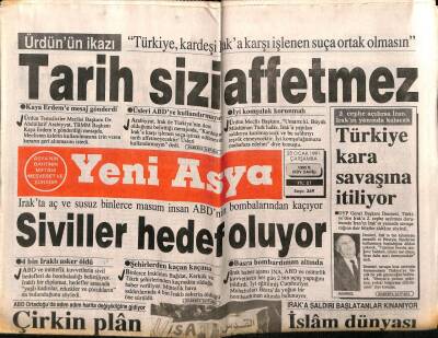 Yeni Asya Gazetesi 23 Ocak 1991 - Doğum Günü Hediyesi GZ55590 - 1