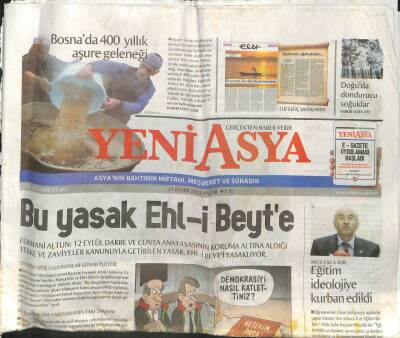 Yeni Asya Gazetesi 25 Kasım 2012 - Bosnada 400 Yıllık Aşure Geleneği GZ113271 - 1