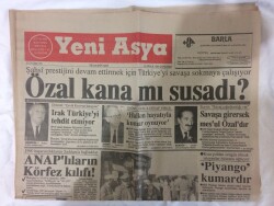 Yeni Asya Gazetesi 26 Aralık 1990 - 7 Bin Metal İşçisi Grevde GZ72990 - 2
