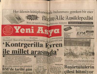Yeni Asya Gazetesi 29 Kasım 1990 - Başörtülülerin Çilesi Bitmiyor GZ61500 - 1