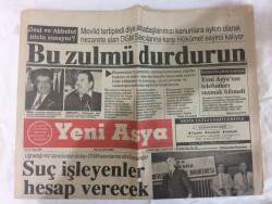 Yeni Asya Gazetesi 3 Kasım 1990 - Demirel Bediüzzaman Ve Mevlide Sahip Çıkmıştı GZ72955 - 1