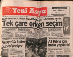 Yeni Asya Gazetesi 3 Şubat 1990 - Rusyada İslam Güneşi Parlıyor GZ62996 - 1