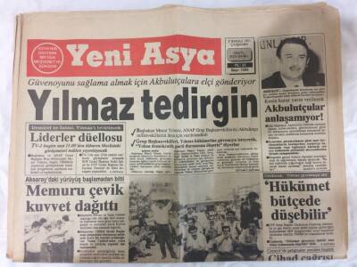 Yeni Asya Gazetesi 3 Temmuz 1991 - Yugoslavya Yeniden Slovenyaya Saldırdı GZ72928 - 2