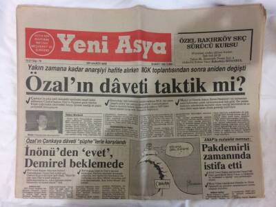 Yeni Asya Gazetesi 30 Mart 1990 - Cizrede Şimdilik Sükunet Var GZ72986 - 2