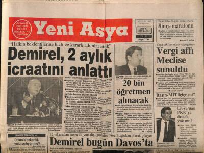 Yeni Asya Gazetesi 30 Ocak 1992 - Demirel , 2 Aylık İcraatını Anlattı GZ83952 - 1
