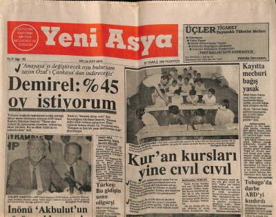 Yeni Asya Gazetesi 30 Temmuz 1990 - Yahudi Basın Kralları Yakından Takip Ediliyor GZ87422 - 1