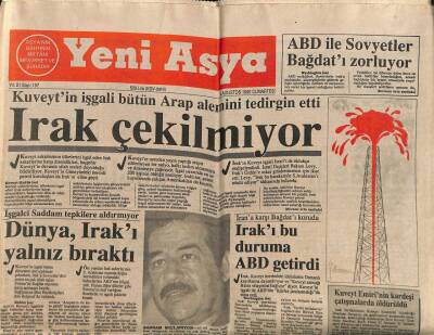 Yeni Asya Gazetesi 4 Ağustos 1990 - Irak Çekilmiyor GZ104267 - 1