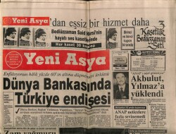 Yeni Asya Gazetesi 4 Haziran 1991 - Dünya Bankasında Türkiye Endişesi GZ61503 - 2