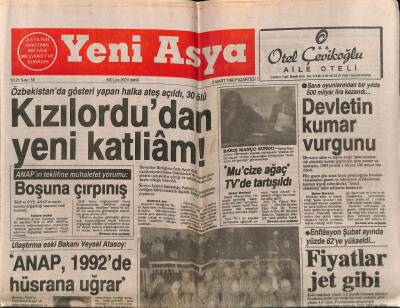 Yeni Asya Gazetesi 5 Mart 1990 - Moskovada 400 Cami Açılmayı Bekliyor GZ62977 - 1