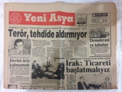 Yeni Asya Gazetesi 6 Ağustos 1991 - Özal Yine ANAP Propagandası Yaptı GZ72937 - 1