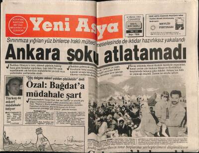Yeni Asya Gazetesi 6 Nisan 1991 - Doğum Günü Hediyesi GZ56121 - 1
