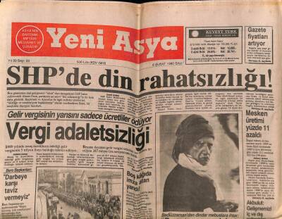 Yeni Asya Gazetesi 6 Şubat 1990 - SHPde Din Rahatsızlığı ! GZ62997 - 2