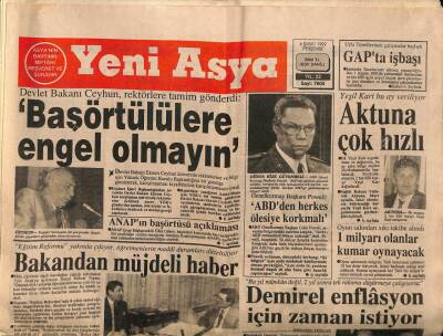 Yeni Asya Gazetesi 6 Şubat 1992 - Karadenizde Doktor Yok GZ87506 - 1