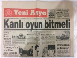 Yeni Asya Gazetesi 7 Ağustos 1991 - Almanyada Tesettüre Hak Tanındı GZ72936 - 1