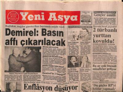 Yeni Asya Gazetesi 7 Nisan 1992 - Doğum Günü Hediyesi GZ56082 - 1