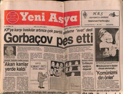 Yeni Asya Gazetesi 7 Şubat 1990 - İsrailin Yeni Zulmü GZ62999 - 1