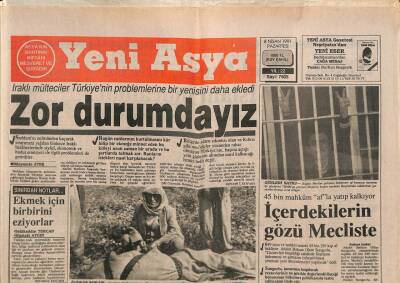 Yeni Asya Gazetesi 8 Nisan 1991 - Tansu Çiller 1 Milyar Dolar Çare Değil GZ109619 - 1