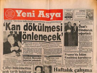 Yeni Asya Gazetesi 9 Aralık 1991 - Fransada İslam Enstitüsü Kuruluyor GZ87391 - 1
