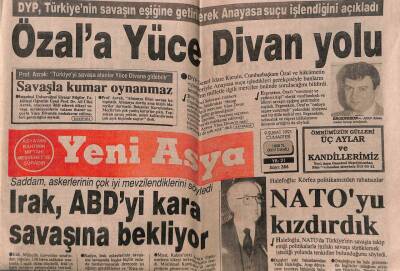 Yeni Asya Gazetesi 9 Şubat 1991 - Doğum Günü Hediyesi GZ56123 - 1