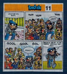 Yeni Bıdık Hafiye 1993 Karikatür Seriisi No 11 Sakız Kağıdı Çıkartma # SKZ2249 - 3