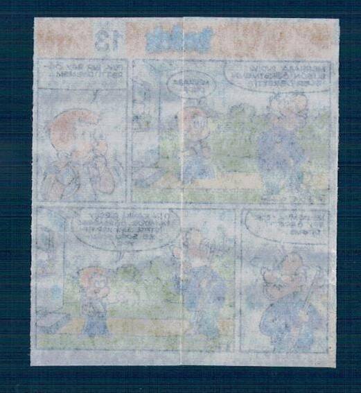 Yeni Bıdık Hafiye 1993 Karikatür Seriisi No 13 Sakız Kağıdı Çıkartma # SKZ2251 - 2