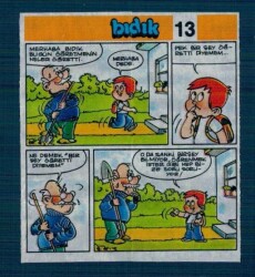 Yeni Bıdık Hafiye 1993 Karikatür Seriisi No 13 Sakız Kağıdı Çıkartma # SKZ2251 - 3