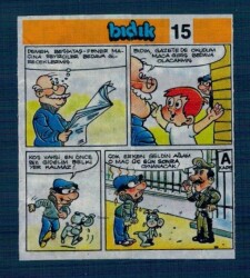 Yeni Bıdık Hafiye 1993 Karikatür Seriisi No 15 Sakız Kağıdı Çıkartma # SKZ2253 - Gökçekoleksiyon