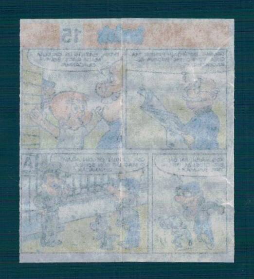 Yeni Bıdık Hafiye 1993 Karikatür Seriisi No 15 Sakız Kağıdı Çıkartma # SKZ2253 - 2