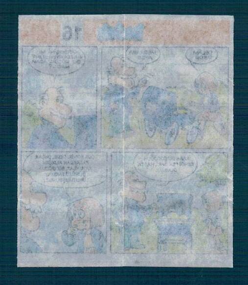 Yeni Bıdık Hafiye 1993 Karikatür Seriisi No 16 Sakız Kağıdı Çıkartma # SKZ2254 - 2