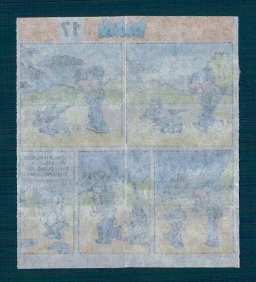 Yeni Bıdık Hafiye 1993 Karikatür Seriisi No 17 Sakız Kağıdı Çıkartma # SKZ2255 - 2