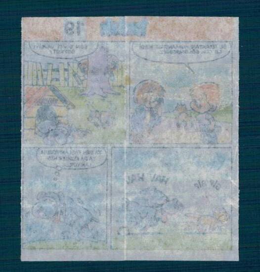 Yeni Bıdık Hafiye 1993 Karikatür Seriisi No 19 Sakız Kağıdı Çıkartma # SKZ2257 - 2