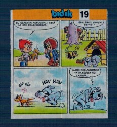 Yeni Bıdık Hafiye 1993 Karikatür Seriisi No 19 Sakız Kağıdı Çıkartma # SKZ2257 - 3