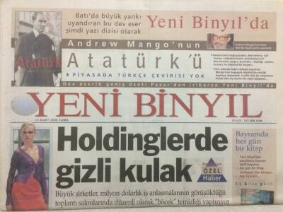 Yeni Binyıl Gazetesi 10 Mart 2000 - Holdinglerde Gizli Kulak GZ47849 - 1