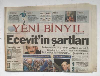 Yeni Binyıl Gazetesi 11 Nisan 2000 - Nükleer Santrala Balonlu Protesto GZ8487 - 1