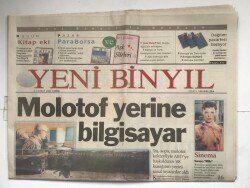 Yeni Binyıl Gazetesi 11 Şubat 2000 - Molotof Yerine Bilgisayar GZ5984 - 1
