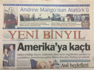 Yeni Binyıl Gazetesi 15 Mart 2000 - Amerikaya Kaçtı GZ47850 - 1