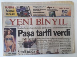 Yeni Binyıl Gazetesi 16 Nisan 2000 - KKTC Halkı Yeni Cumhurbaşkanını Seçmek İçin Dün Sandık Başına Gitti GZ11447 - 1
