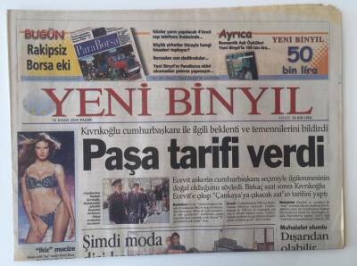 Yeni Binyıl Gazetesi 16 Nisan 2000 - KKTC Halkı Yeni Cumhurbaşkanını Seçmek İçin Dün Sandık Başına Gitti GZ11447 - 1