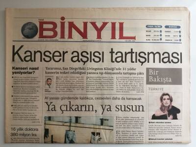 Yeni Binyıl Gazetesi 25 Ekim Af Yasası Gündemde Kaldıkça Cezaevleri Daha Da Karışaçak GZ14568 - 1