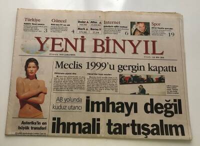 Yeni Binyıl Gazetesi 29 Aralık 1999- Michael Jackson,Liz Taylora Evlenme Teklif Etti-GZ8735 - 1