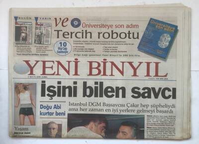 Yeni Binyıl Gazetesi 5 Mayıs 2000 - İşini Bilen Savcı GZ7887 - 1