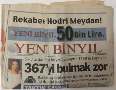 Yeni BinYıl Gazetesi 5 Nisan 2000 - Rusyaya BM Uyarısı GZ13338 - 1